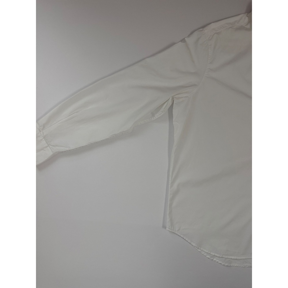 Frank & Eileen Eileen White Button Down Shirt XL Organic Cotton NWOT - Picture 4 of 6